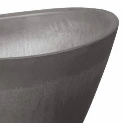 Arcadia Garden Products Swoop 16 in. x 12 in. x 9 in. Composite Cement PSW Pot -Achla Designs Shop gray arcadia garden products plant pots yb41ct 4f 1000