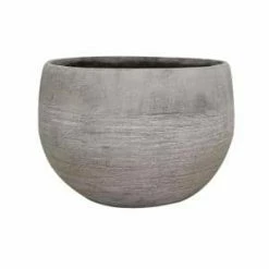 Southern Patio Unearthed Large 16 in. x 11 in. Fiberglass Bowl Planter