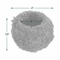 Arcadia Garden Products Kokedama 4 in. x 3-1/2 in. Metal Sphere Moss Ball Planter (2-Pack) -Achla Designs Shop green arcadia garden products plant pots ko01 2 1f 1000