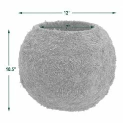 Arcadia Garden Products Kokedama 12 in. x 10-1/2 in. Metal Sphere Moss Ball Planter (2-Pack) -Achla Designs Shop green arcadia garden products plant pots ko04 2 1f 1000