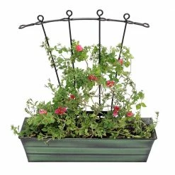 Achla Designs Small Galvanized Steel Flower Box Planter, 22 in. W Green Patina 10 Achla Designs Small Galvanized Steel Flower Box Planter, 22 in. W Green Patina -Achla Designs Shop green patina achla designs window boxes c 08 4f 1000