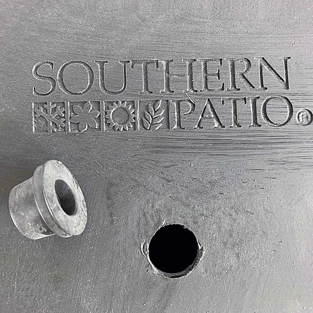 Southern Patio Colony Large 16 in. x 16 in. Ivory Resin Composite Square Planter Box 10 Southern Patio Colony Large 16 in. x 16 in. Ivory Resin Composite Square Planter Box - Image 8