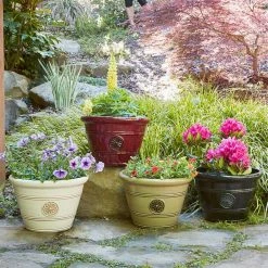 Southern Patio Modesto Large 15.25 in. x 10.55 in. Ivory Resin Composite Planter 17 Southern Patio Modesto Large 15.25 in. x 10.55 in. Ivory Resin Composite Planter -Achla Designs Shop ivory southern patio plant pots hdp 012504 1f 1000