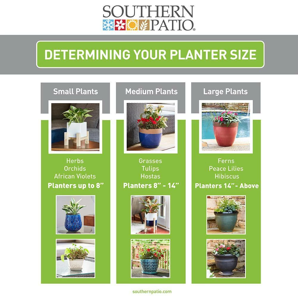 Southern Patio Reserva 11.81 in. x 8.86 in. Jade Ceramic Indoor Planter Pot 6 Southern Patio Reserva 11.81 in. x 8.86 in. Jade Ceramic Indoor Planter Pot - Image 4