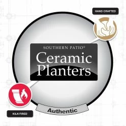 Southern Patio Reserva 11.81 in. x 8.86 in. Jade Ceramic Indoor Planter Pot 19 Southern Patio Reserva 11.81 in. x 8.86 in. Jade Ceramic Indoor Planter Pot -Achla Designs Shop jade southern patio plant pots crm 030829 fa 1000