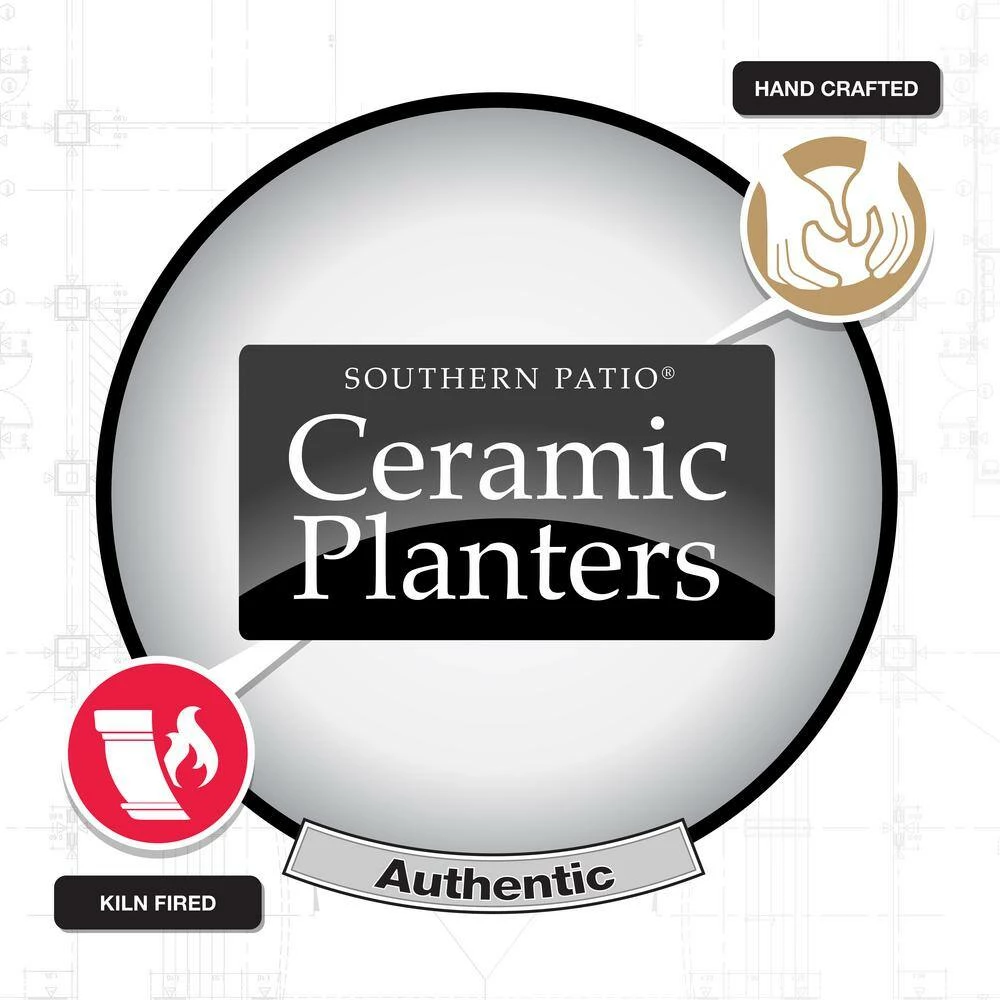 Southern Patio Reserva 11.81 in. x 8.86 in. Jade Ceramic Indoor Planter Pot 9 Southern Patio Reserva 11.81 in. x 8.86 in. Jade Ceramic Indoor Planter Pot - Image 7