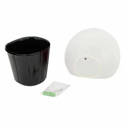 Arcadia Garden Products Round 3-1/2 in. x 4 in. Matte White Ceramic Wall Planter (3-Piece) -Achla Designs Shop matte white arcadia garden products wall planters wp29 44 1000