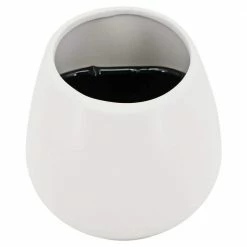 Arcadia Garden Products Round 3-1/2 in. x 4 in. Matte White Ceramic Wall Planter (3-Piece) -Achla Designs Shop matte white arcadia garden products wall planters wp29 4f 1000