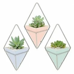 Arcadia Garden Products Diamond 6 in. x 10 in. Mint Matte Ceramic Wall Planter 13 Arcadia Garden Products Diamond 6 in. x 10 in. Mint Matte Ceramic Wall Planter -Achla Designs Shop mint matte arcadia garden products wall planters wp36m 31 1000