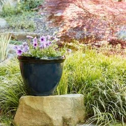 Southern Patio Heritage Large 18 in. x 14.4 in. Monaco Blue High-Density Resin Planter 16 Southern Patio Heritage Large 18 in. x 14.4 in. Monaco Blue High-Density Resin Planter -Achla Designs Shop monaco blue southern patio plant pots hdr 029779 1f 1000