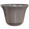 Southern Patio Westbourne Flange Large 22 in. x 15.75 in. Saddle Brown High-Density Resin Planter -Achla Designs Shop saddle southern patio plant pots hdr 020905 33 64 1000