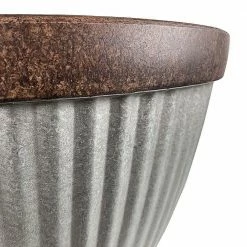 Southern Patio 20.5 in. Rustic Resin Outdoor Planter Urn (3-Pack) -Achla Designs Shop silver southern patio plant pots 3 x spat hdr 046868 44 1000