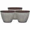Southern Patio 20.5 in. Rustic Resin Outdoor Planter Urn (3-Pack) -Achla Designs Shop silver southern patio plant pots 3 x spat hdr 046868 64 1000