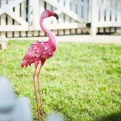 Southern Patio 35 in. H Flamingo Metal Lawn Decor in Pink -Achla Designs Shop southern patio garden statues ldc 054641 1d 1000