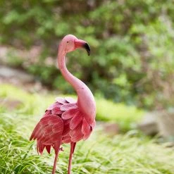 Southern Patio 35 in. H Flamingo Metal Lawn Decor in Pink -Achla Designs Shop southern patio garden statues ldc 054641 77 1000