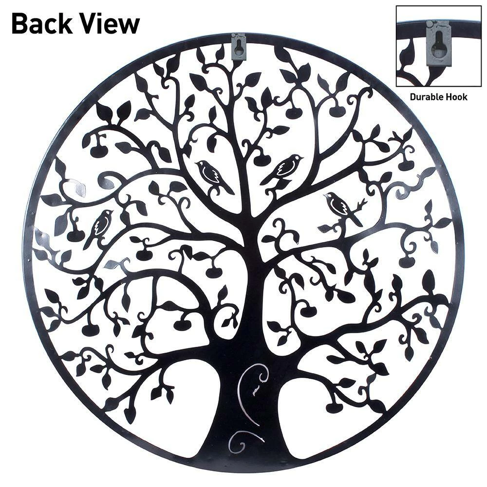 Southern Patio 24 in. Dia Tree of Life Metal Wall Outdoor Decor 12 Southern Patio 24 in. Dia Tree of Life Metal Wall Outdoor Decor - Image 10