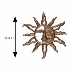 Southern Patio 22.5 in. H Sunface Metal Wall Outdoor Decor -Achla Designs Shop southern patio outdoor wall sculptures wdc 054610 40 1000