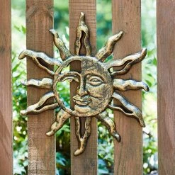 Southern Patio 22.5 in. H Sunface Metal Wall Outdoor Decor -Achla Designs Shop southern patio outdoor wall sculptures wdc 054610 e1 1000