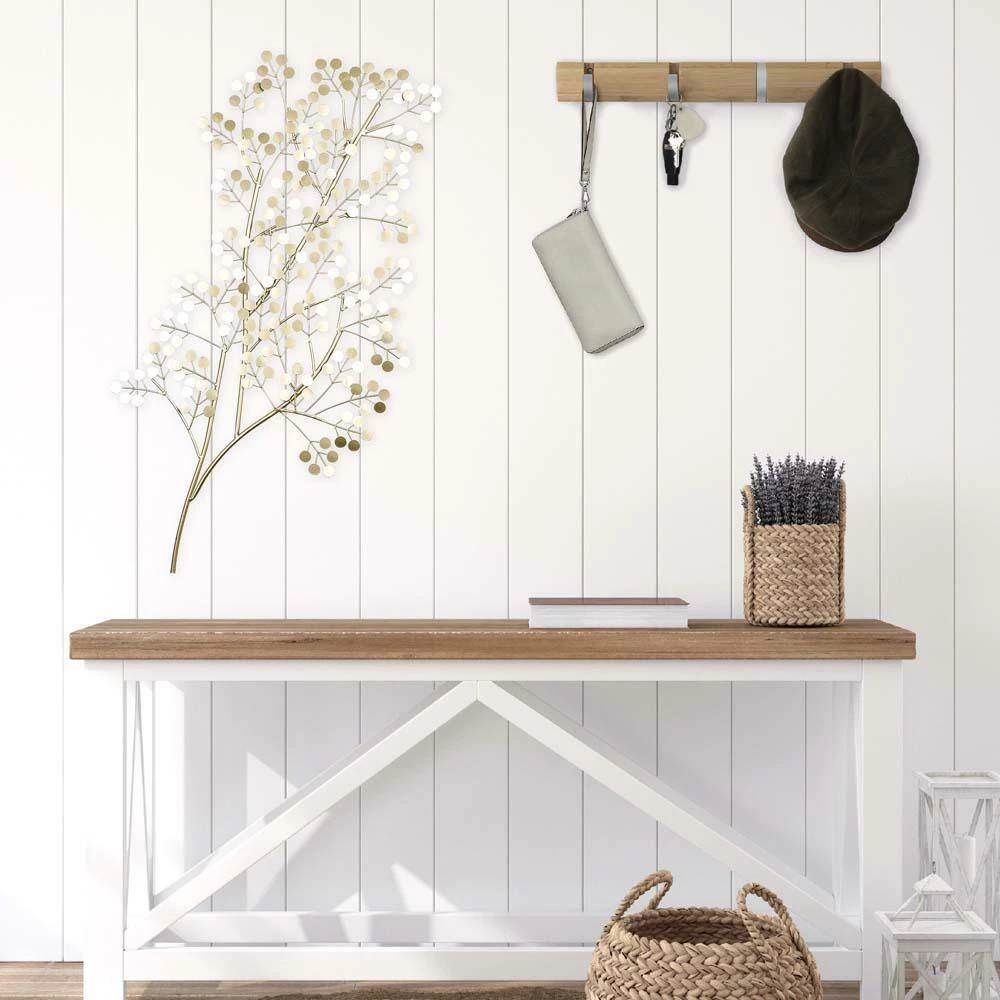 Southern Patio 37.5 in. H Loma Metal Wall Outdoor Decor, Gold 7 Southern Patio 37.5 in. H Loma Metal Wall Outdoor Decor, Gold - Image 5