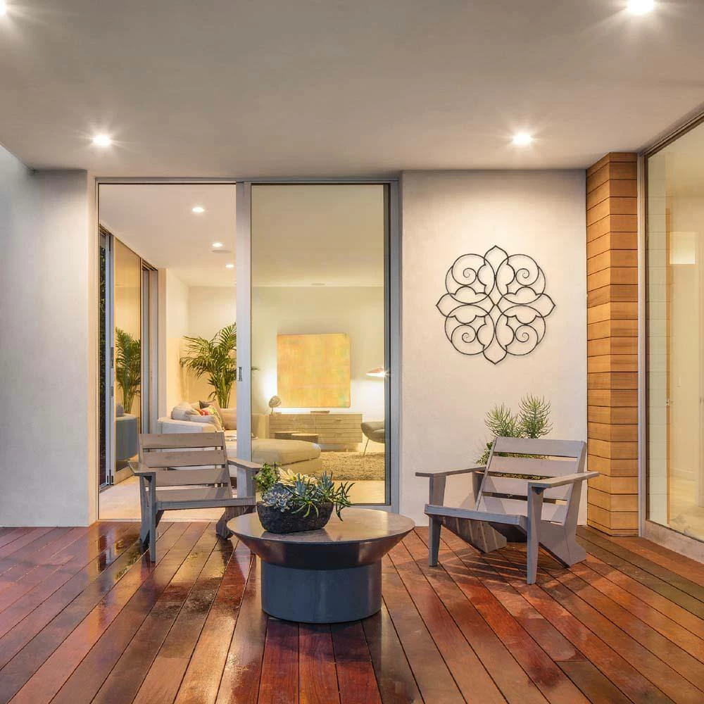 Southern Patio 27 in. H Taza Metal Wall Outdoor Decor, Bronze 12 Southern Patio 27 in. H Taza Metal Wall Outdoor Decor, Bronze - Image 10