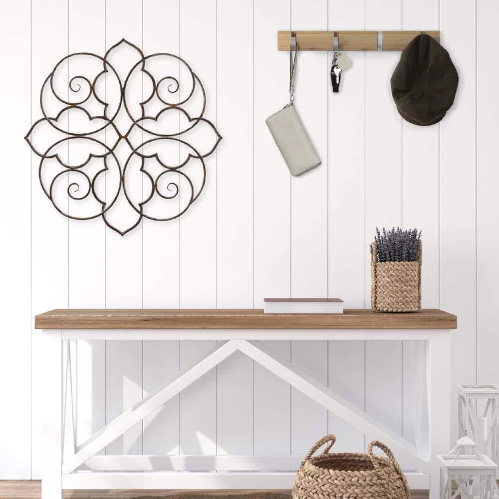 Southern Patio 27 in. H Taza Metal Wall Outdoor Decor, Bronze 13 Southern Patio 27 in. H Taza Metal Wall Outdoor Decor, Bronze - Image 11