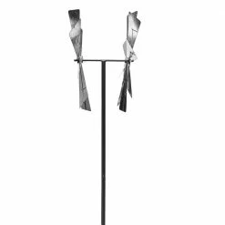 Southern Patio 36 in. H Windmill Dual Kinetic Wind Spinner Yard Stake, Silver -Achla Designs Shop southern patio wind spinners ldc 076957a c3 1000