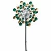 Southern Patio 36 in. H Lots of Dots Dual Kinetic Wind Spinner Yard Stake, Gold and Green -Achla Designs Shop southern patio wind spinners ldc 076964a 64 1000