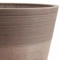Arcadia Garden Products Etched 13.75 in. x 11 in. Taupe Composite PSW Pot 8 Arcadia Garden Products Etched 13.75 in. x 11 in. Taupe Composite PSW Pot -Achla Designs Shop taupe arcadia garden products plant pots fm35tp 4f 1000