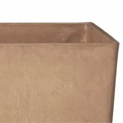 Arcadia Garden Products Contempo Tall Square 13 in. x 13 in. x 28 in. Taupe PSW Pot -Achla Designs Shop taupe arcadia garden products plant pots fs32tp 4f 1000