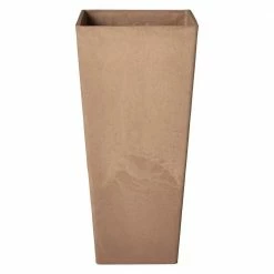 Arcadia Garden Products Contempo Tall Square 13 in. x 13 in. x 28 in. Taupe PSW Pot -Achla Designs Shop taupe arcadia garden products plant pots fs32tp c3 1000