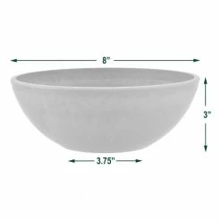 Arcadia Garden Products Garden Bowl 8 in. x 3 in. Taupe PSW Pot 9 Arcadia Garden Products Garden Bowl 8 in. x 3 in. Taupe PSW Pot -Achla Designs Shop taupe arcadia garden products plant pots m20tp 1f 1000