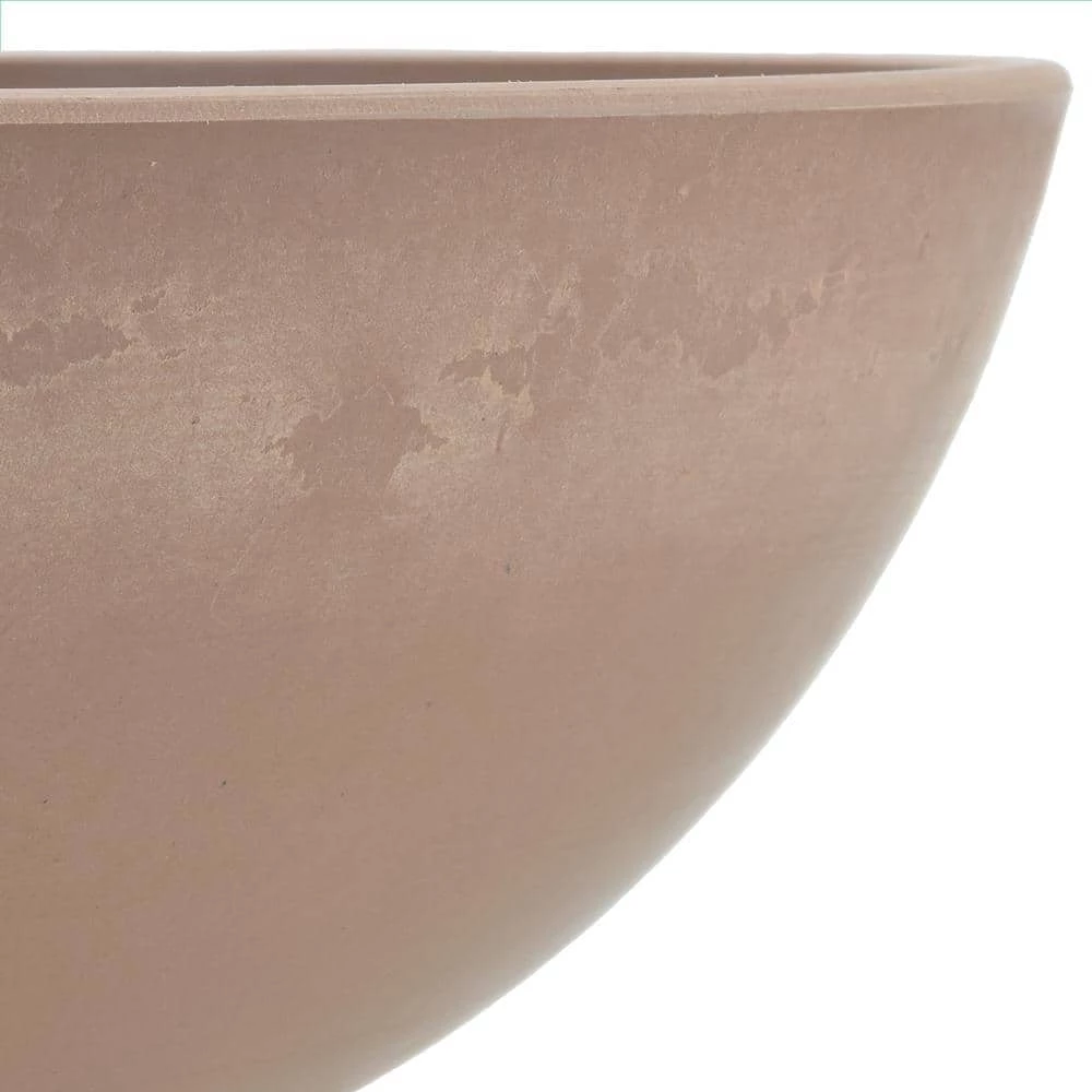Arcadia Garden Products Garden Bowl 12 in. x 4-1/2 in. Taupe PSW Pot 5 Arcadia Garden Products Garden Bowl 12 in. x 4-1/2 in. Taupe PSW Pot - Image 3
