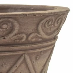 Arcadia Garden Products Scroll Grower 5 in. x 4 in. Taupe PSW Pot 8 Arcadia Garden Products Scroll Grower 5 in. x 4 in. Taupe PSW Pot -Achla Designs Shop taupe arcadia garden products plant pots nur12tp 4f 1000