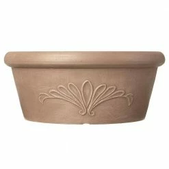 Arcadia Garden Products 10 in. x 3-1/2 in. Taupe PSW Bulb Pan Pot 9 Arcadia Garden Products 10 in. x 3-1/2 in. Taupe PSW Bulb Pan Pot -Achla Designs Shop taupe arcadia garden products plant pots ta25tp c3 1000