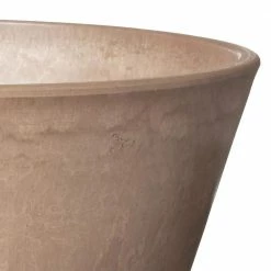 Arcadia Garden Products Sleek 10 in. x 5 in. Taupe PSW Bulb Pan Pot -Achla Designs Shop taupe arcadia garden products plant pots td25tp 4f 1000
