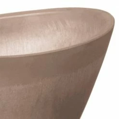 Arcadia Garden Products Swoop 16 in. x 12 in. x 9 in. Taupe Composite PSW Pot -Achla Designs Shop taupe arcadia garden products plant pots yb41tp 4f 1000
