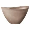 Arcadia Garden Products Swoop 16 in. x 12 in. x 9 in. Taupe Composite PSW Pot 1 Arcadia Garden Products Swoop 16 in. x 12 in. x 9 in. Taupe Composite PSW Pot -Achla Designs Shop taupe arcadia garden products plant pots yb41tp 64 1000