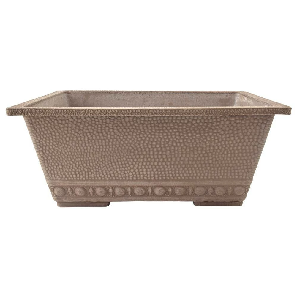 Arcadia Garden Products 13 in. x 9 in. Taupe Composite Window Box 5 Arcadia Garden Products 13 in. x 9 in. Taupe Composite Window Box - Image 3