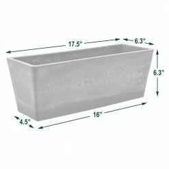 Arcadia Garden Products 17.5 in. x 6.3 in. Taupe Composite PSW Window Box 10 Arcadia Garden Products 17.5 in. x 6.3 in. Taupe Composite PSW Window Box -Achla Designs Shop taupe arcadia garden products window boxes u45tp 1f 1000