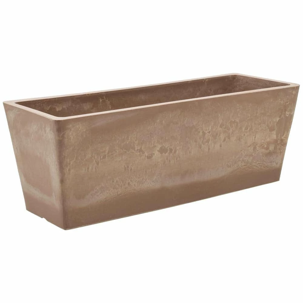 Arcadia Garden Products 17.5 in. x 6.3 in. Taupe Composite PSW Window Box 3 Arcadia Garden Products 17.5 in. x 6.3 in. Taupe Composite PSW Window Box