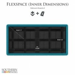 Southern Patio FlexSpace 22 in. x 11 in. x 13 in. Teal Resin Modular Raised Garden Bed 25 Southern Patio FlexSpace 22 in. x 11 in. x 13 in. Teal Resin Modular Raised Garden Bed -Achla Designs Shop teal southern patio elevated garden beds hdr 076667 4f 1000