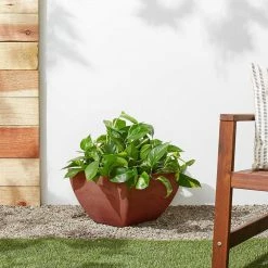 Arcadia Garden Products Simplicity Square 12 in. x 12 in. x 6 in. Terra Cotta PSW Pot -Achla Designs Shop terra cotta arcadia garden products plant pots fbd30tc 44 1000