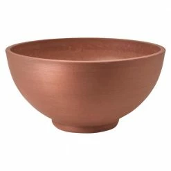 Arcadia Garden Products Simplicity Bowl 16 in. x 8 in. Terra Cotta PSW Pot