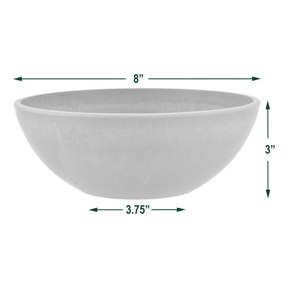 Arcadia Garden Products Garden Bowl 8 in. x 3 in. Terra Cotta PSW Pot 6 Arcadia Garden Products Garden Bowl 8 in. x 3 in. Terra Cotta PSW Pot - Image 4
