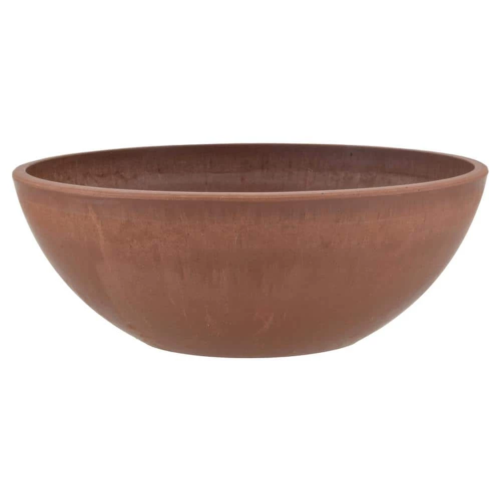 Arcadia Garden Products Garden Bowl 8 in. x 3 in. Terra Cotta PSW Pot 3 Arcadia Garden Products Garden Bowl 8 in. x 3 in. Terra Cotta PSW Pot