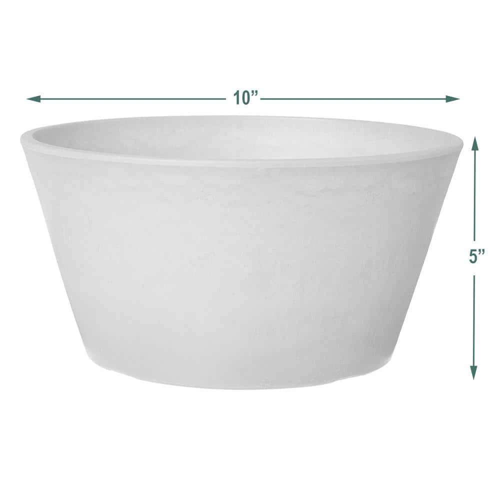 Arcadia Garden Products Sleek 10 in. x 5 in. Terra Cotta PSW Bulb Pan Pot 7 Arcadia Garden Products Sleek 10 in. x 5 in. Terra Cotta PSW Bulb Pan Pot - Image 5