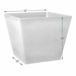 Arcadia Garden Products Simplicity Square 12 in. x 10 in. Terra Cotta PSW Pot -Achla Designs Shop terra cotta arcadia garden products plant pots uf31tc 1f 1000