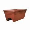 Southern Patio Sonoma 23.8 in. x 11.9 in. Terracotta Resin Deck Rail Planter 2 Southern Patio Sonoma 23.8 in. x 11.9 in. Terracotta Resin Deck Rail Planter -Achla Designs Shop terracotta southern patio railing planters sr2406tc 64 1000