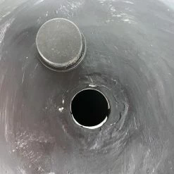 Southern Patio Pineapple 12 in. x 10.5 Weathered White Resin Composite Planter -Achla Designs Shop white southern patio plant pots cmx 069737 77 1000