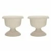 Southern Patio 18 in. White Resin Dynamic Outdoor Grecian Urn Planter Pot (2-Pack) -Achla Designs Shop white southern patio urn planters 2 x spat ur1810wh 64 1000